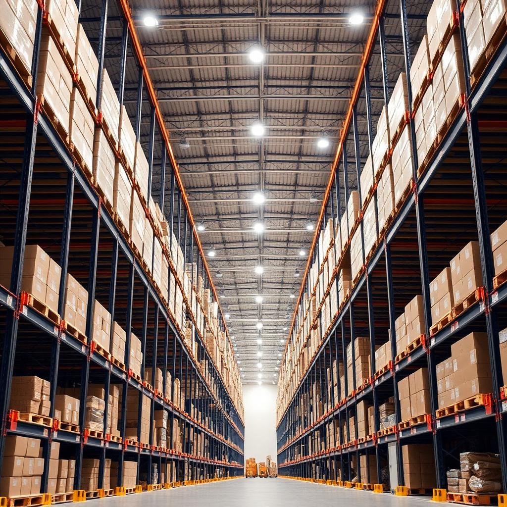 Warehouse aisle